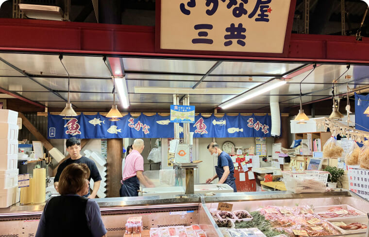 三共鮮食の外観
