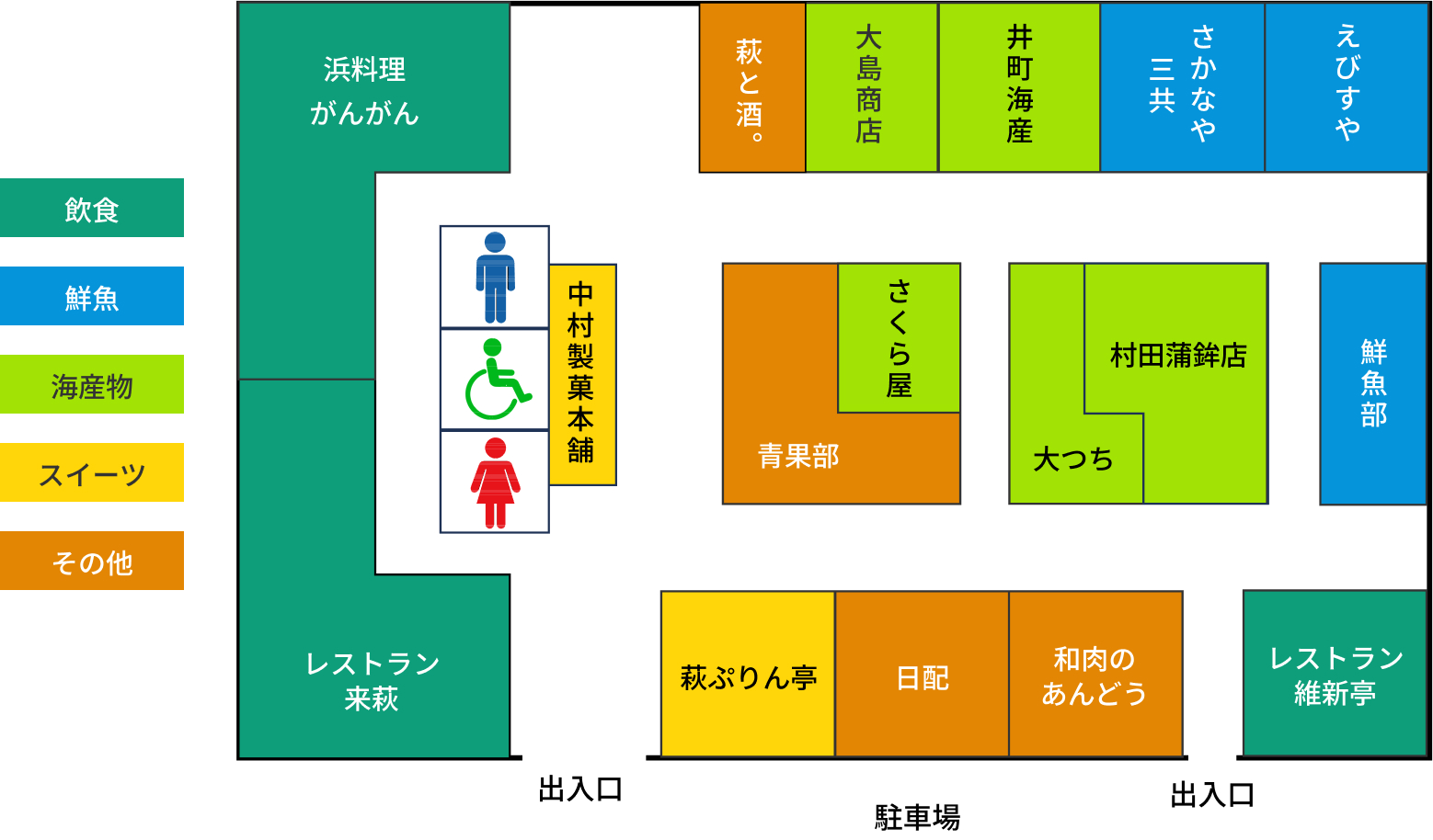 店内配置図